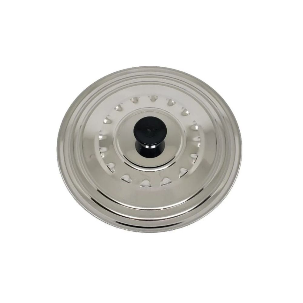 TAPA 10-12-14 CM PERFORADA ACERO INOX ILSA