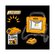 FOCO INGCO LED 20V C/ BAT. C/CARGADOR CWLI20258
