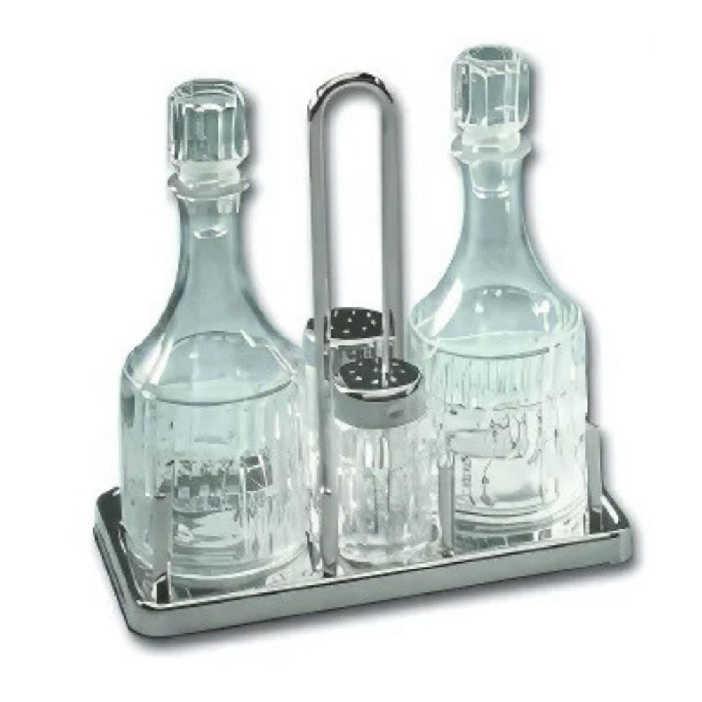 ALCUZA 4 PZAS VIDRIO TALLADO ARTAME