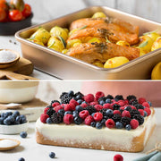 MOLDE CUADRADO ANTIAD ROSE GOLD 24,5 CM DECORA