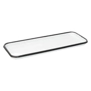 BANDEJA ENLOZADA BLANCA 35X12.7 CM