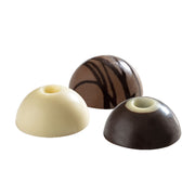 MOLDE DE CHOCOLATE SEMIESFERA 18 CAV DECORA