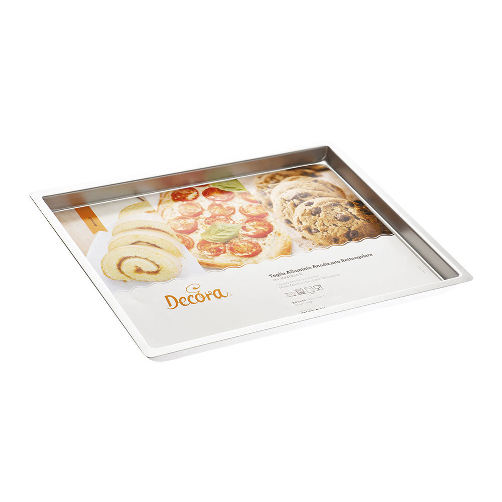 BANDEJA RECTANGULAR HORNO 30X40X2.5 H CM DECORA