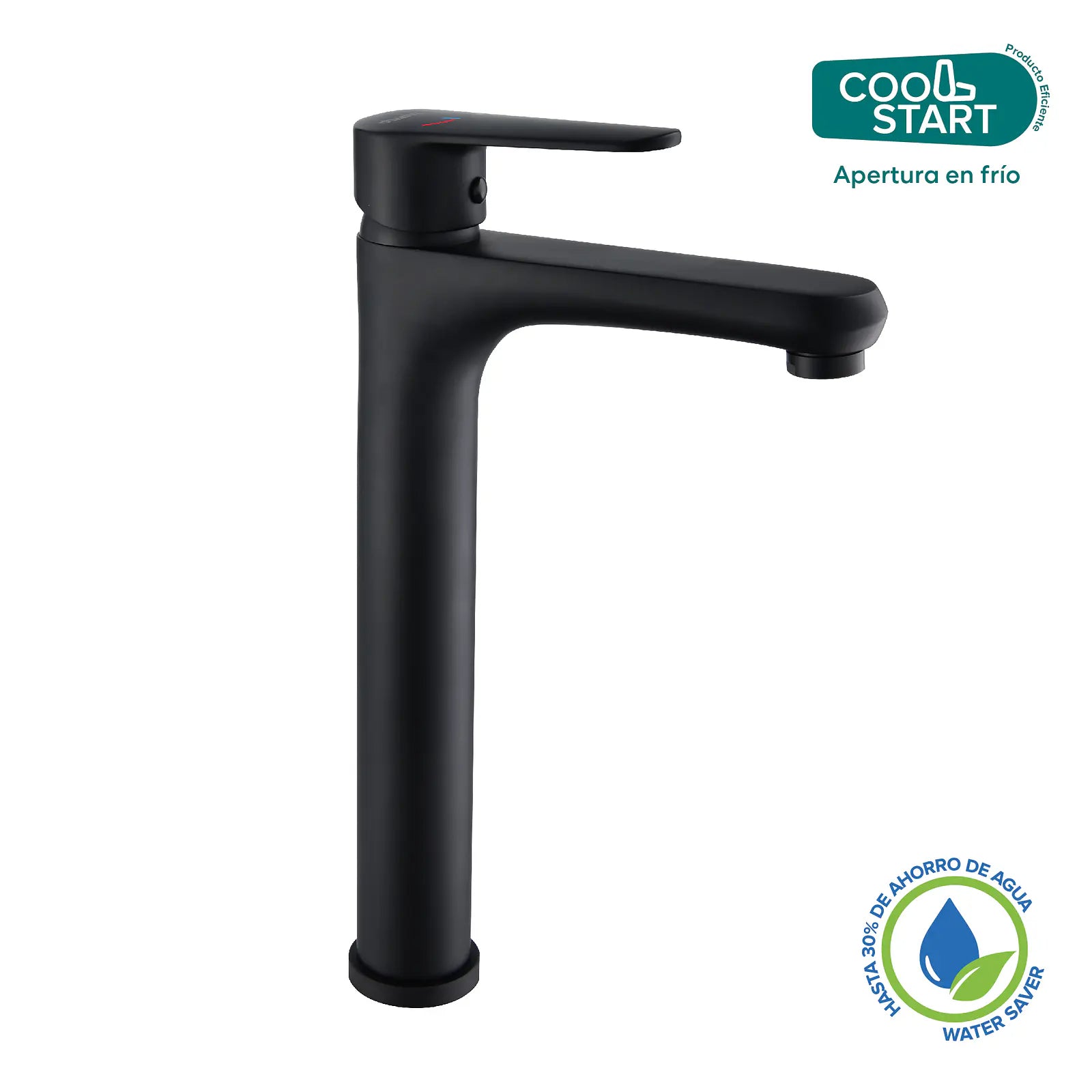 MONOMANDO LAVAMANO ALTO DUSCHY 844-90 ARENA MATTE BLACK