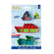 SET 3 CORTA GALLETA BARCOS DECORA