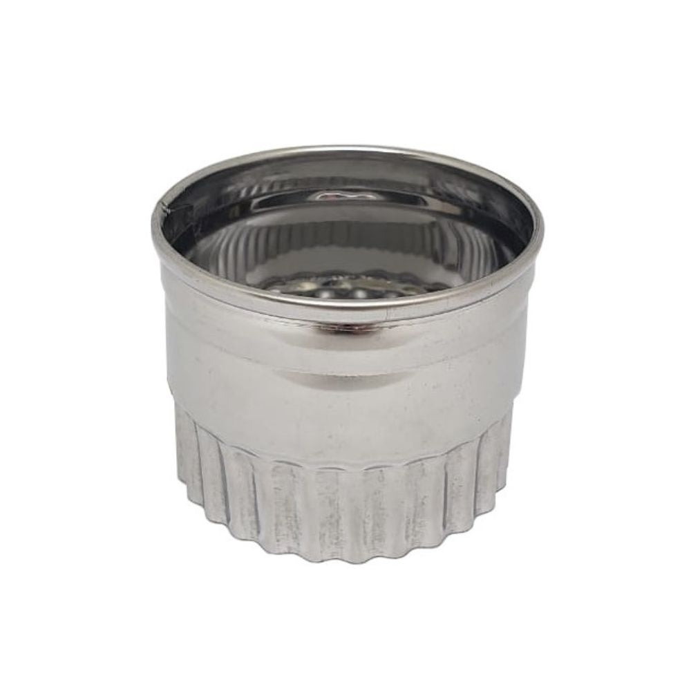 CORTA MASA RIZADO 6 CM INOX