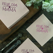 SET 12 SERVILLETA COCKTAIL ROSA MAMA INDIGO DE PAPEL
