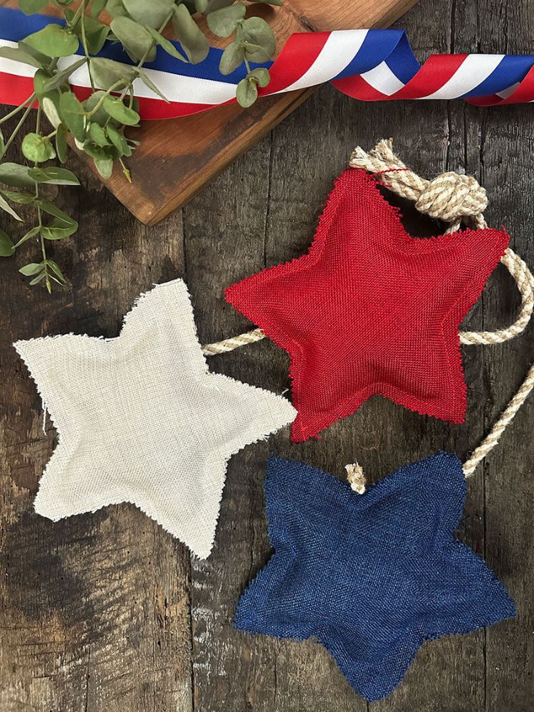 SET 3 ESTRELLAS LINO DIECIOCHO INDIGO DE PAPEL