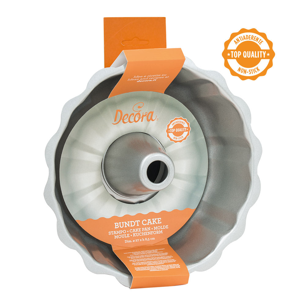 MOLDE QUEQUE CORONA BUNDT Ø 27X8.5 H CM DECORA