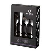 SET CUBIERTOS ACERO INOX  24 PZAS VANCOUVER KRONS