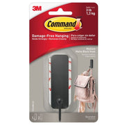 GANCHO COLGAR MEDIANO NEGRO OPACO COMMAND 3M