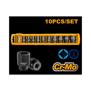 JUEGO DADOS IMPACTO []1/2 INGCO 10-24 MM HKISSD12101
