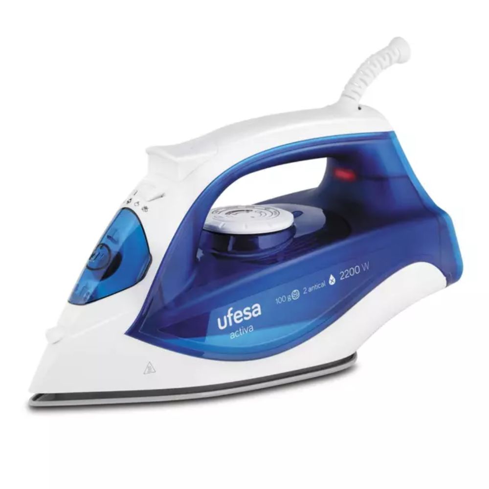 PLANCHA DE VAPOR BLANCA/AZUL PV1500C UFESA