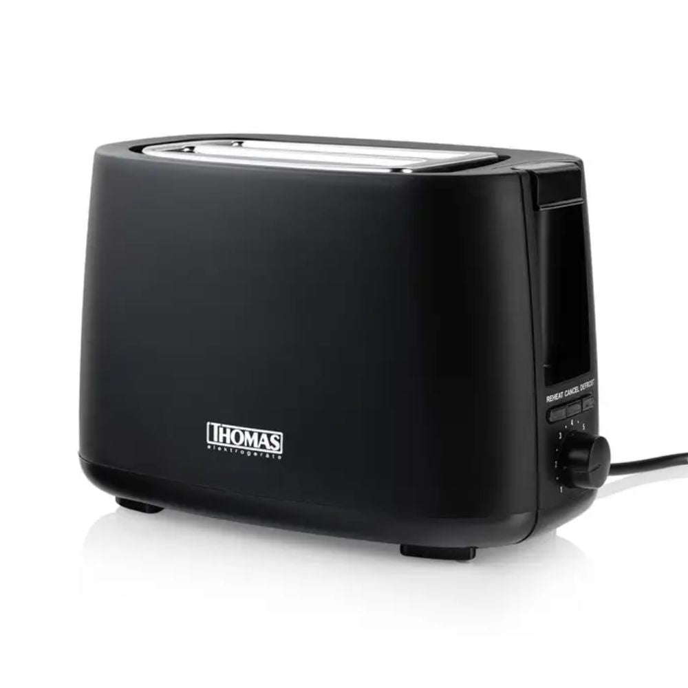 TOSTADOR NEGRO 2 REBANADAS TH-117 THOMAS