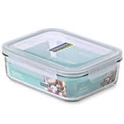 HERMETICO RECTANGULAR VIDRIO 2000 ML GLASSLOCK