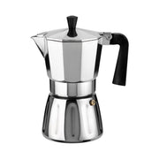 CAFETERA VITTO MIX ALUMINIO + INOX 6 TAZAS ILSA