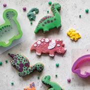 SET 2 CORTA GALLETA Y 4 PLANTILLAS DINOSAURIOS DECORA