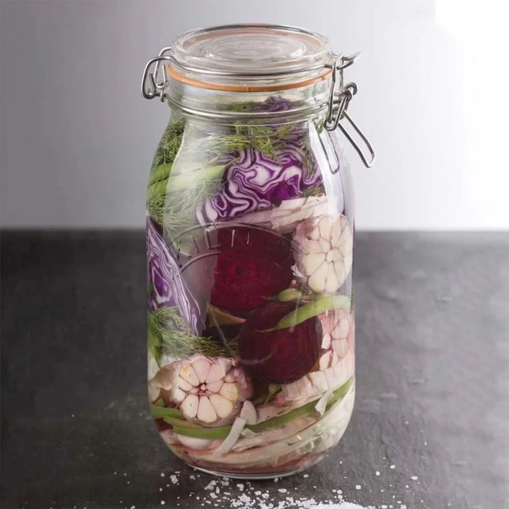 FRASCO REDONDO CIERRE CLIP 1.5 LT KILNER