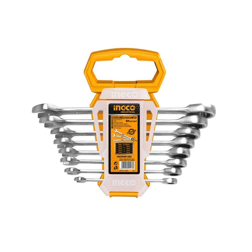 JUEGO LLAVE PUNTA CORONA CHICHARRA 8-19 INGCO