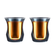 SET 2 VASOS EXPRESSO DOBLE FONDO BOROSILICATO SOHO