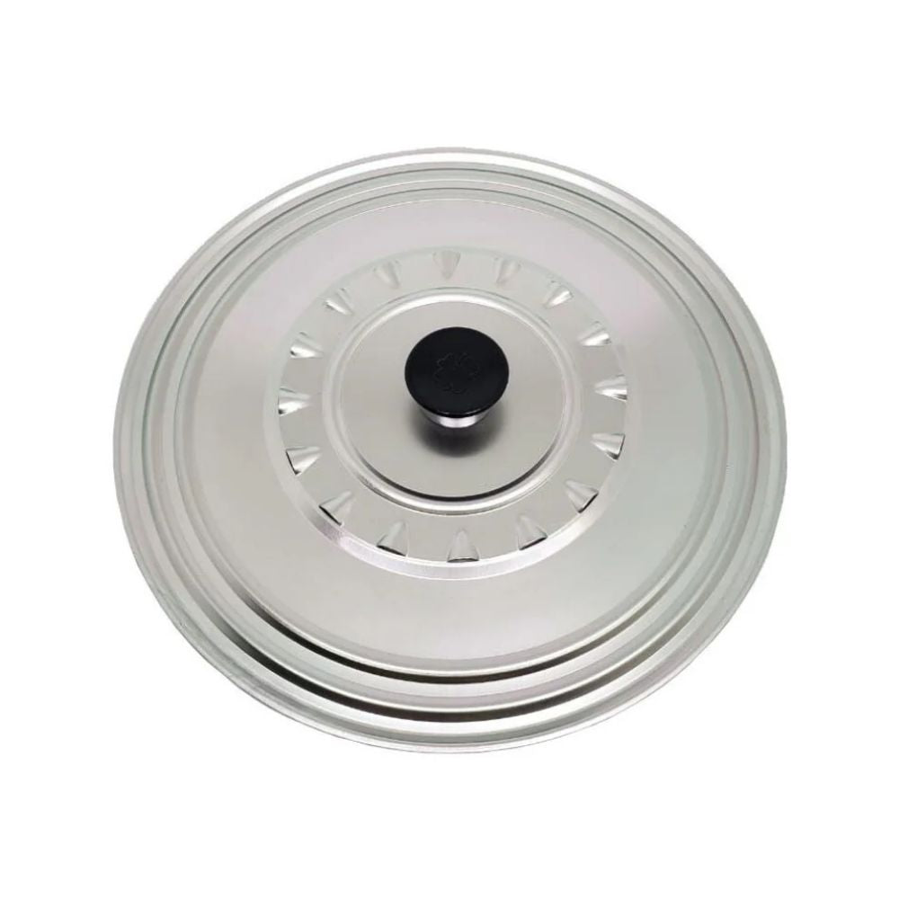 TAPA 18-20-22 CM PERFORADA ALUMINIO PULIDO ILSA