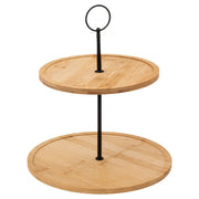SOPORTE PARA POSTRE 2 NIVELES BAMBU SECRET DE GOURMET