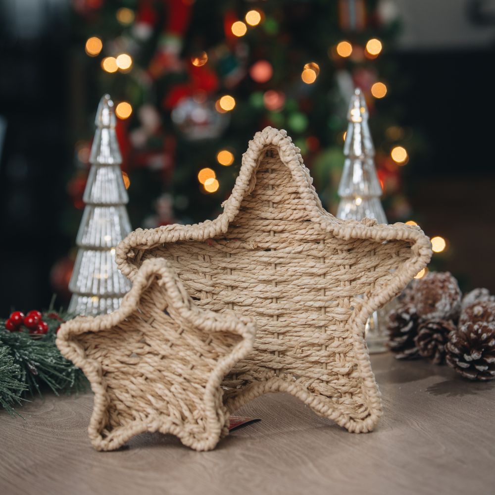 SET 2 CANASTOS ESTRELLA MIRO CHRISTMAS