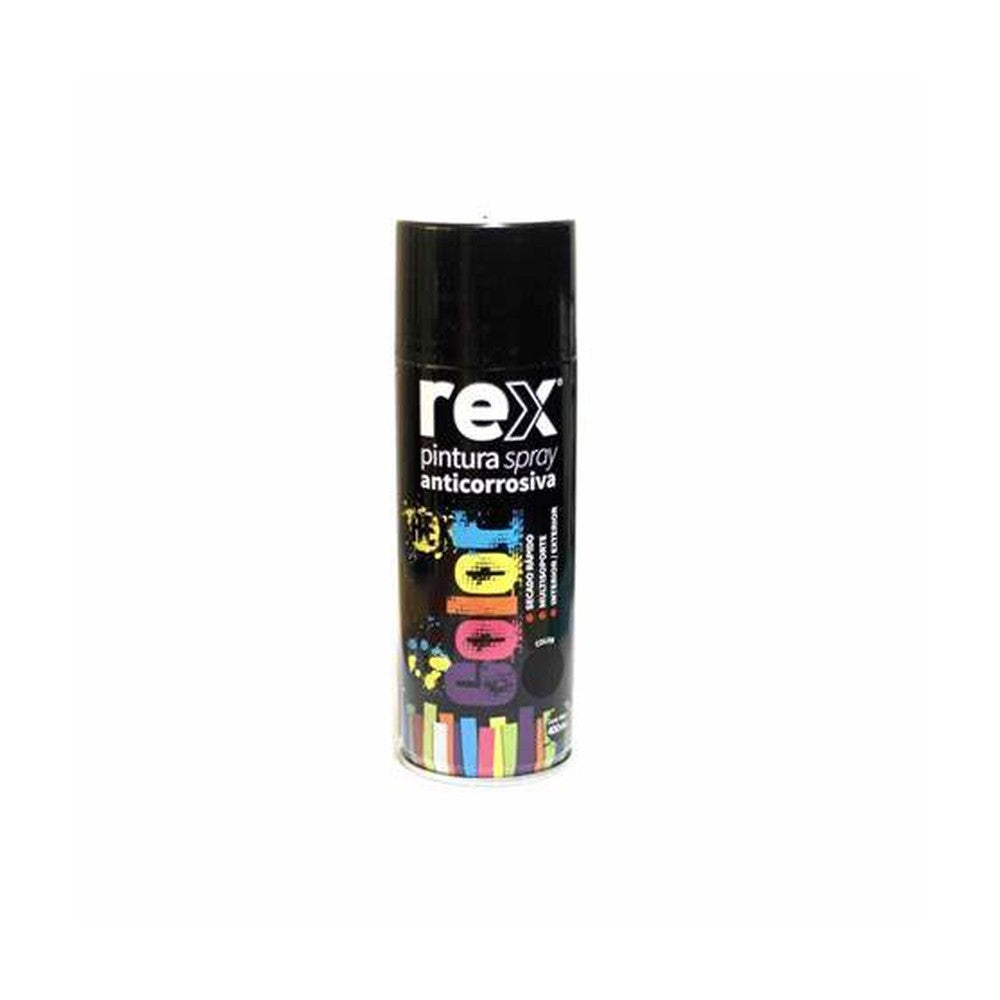 PINTURA SPRAY ANTICORROSIVO NEGRO REX 400 ML