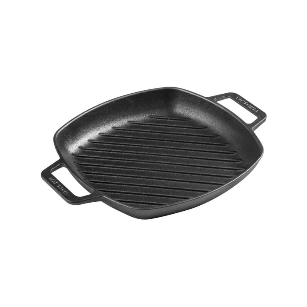 SARTEN GRILL DOBLE ASA 25 CM PRECURADO VICTORIA