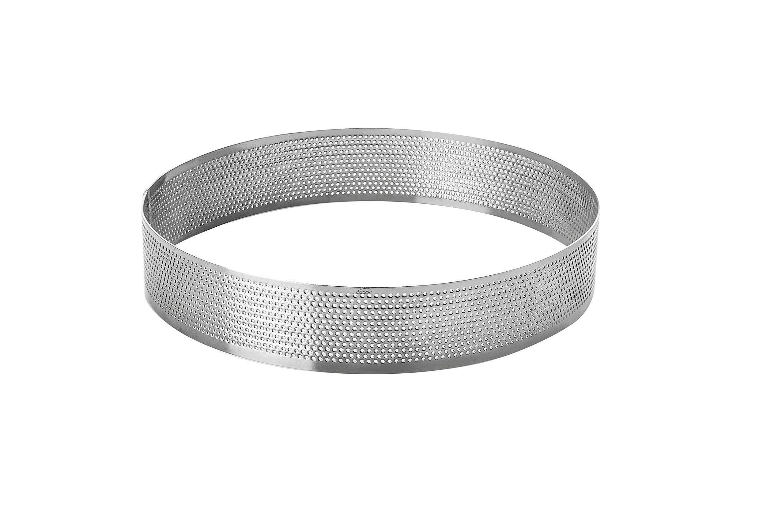 MOLDE ARO MICROPERFORADO INOX Ø 8 X 2 H CM DECORA