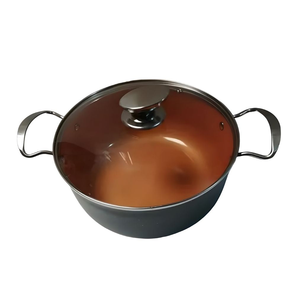 ARROCERA CERAMICA COBRE 28 CM IMPOGAR