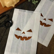 SET 6 BOLSAS BLANCAS CALABAZA INDIGO DE PAPEL