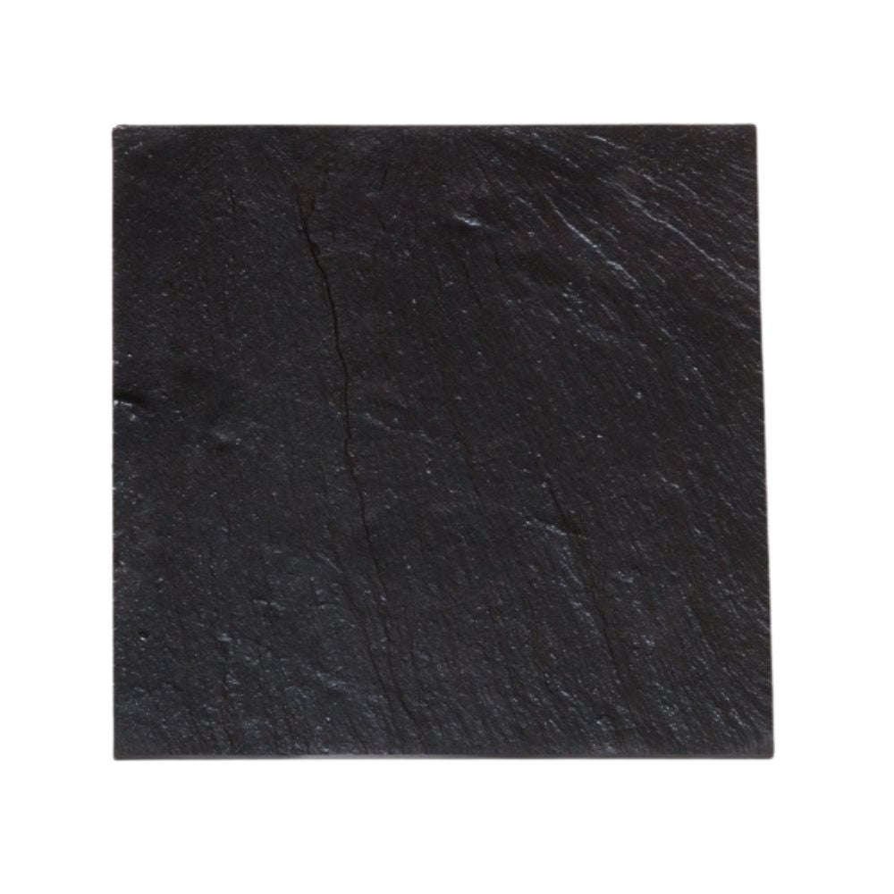 PLATO PIZARRA CUADRADO 25X25 CM LISO