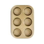 MOLDE 6 MUFFINS GOLD ILKO
