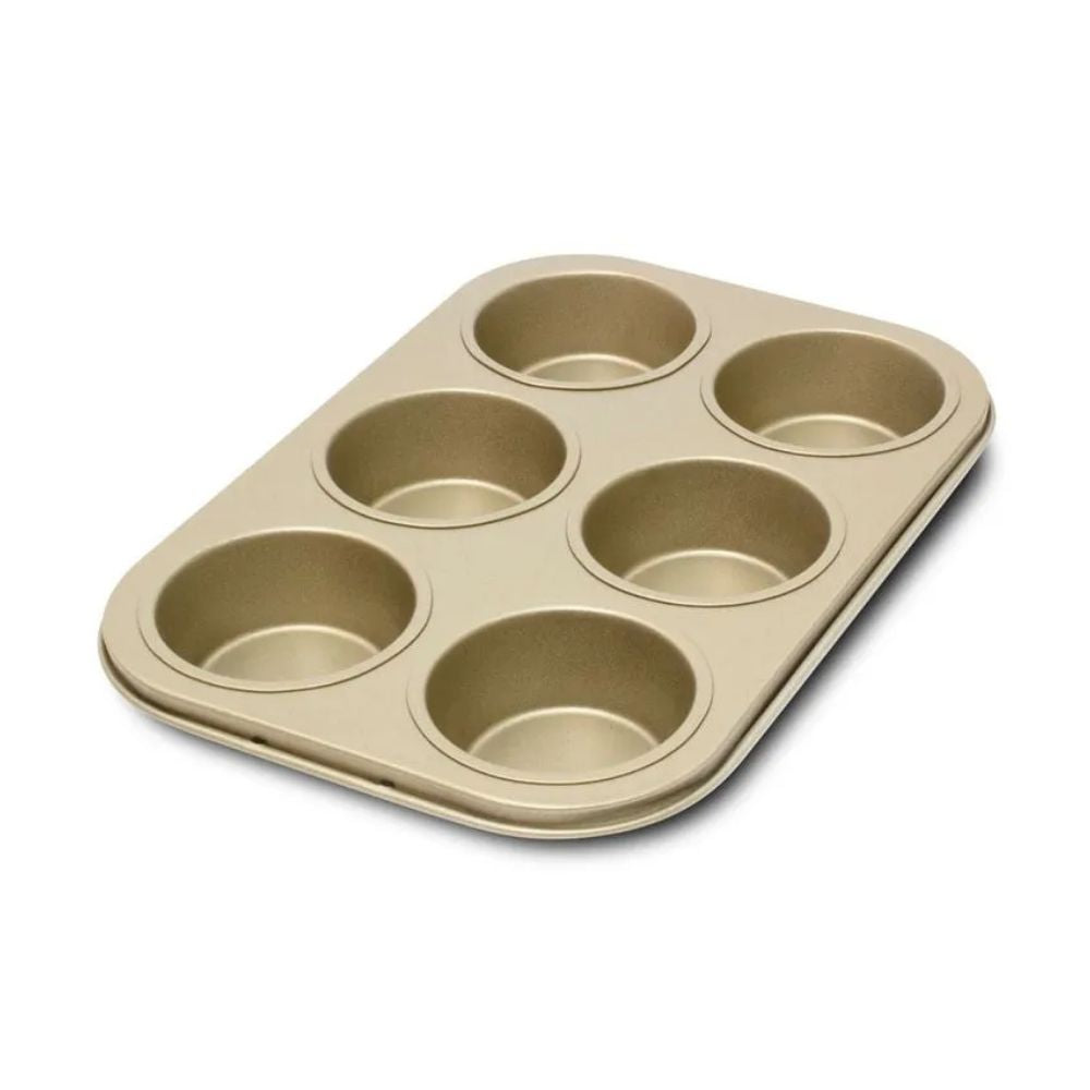 MOLDE 6 MUFFINS GOLD ILKO