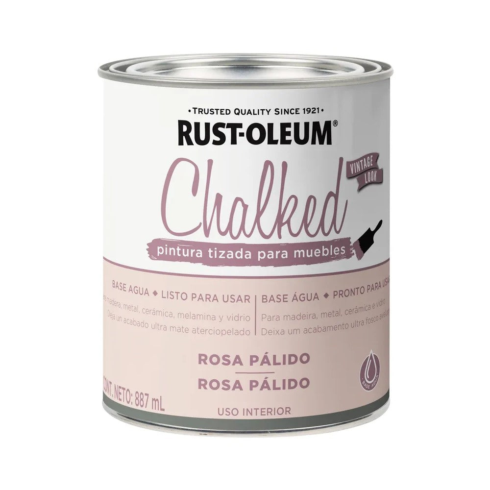 PINTURA TIZADA CHALKED 887 ML ROSA PALIDO RO