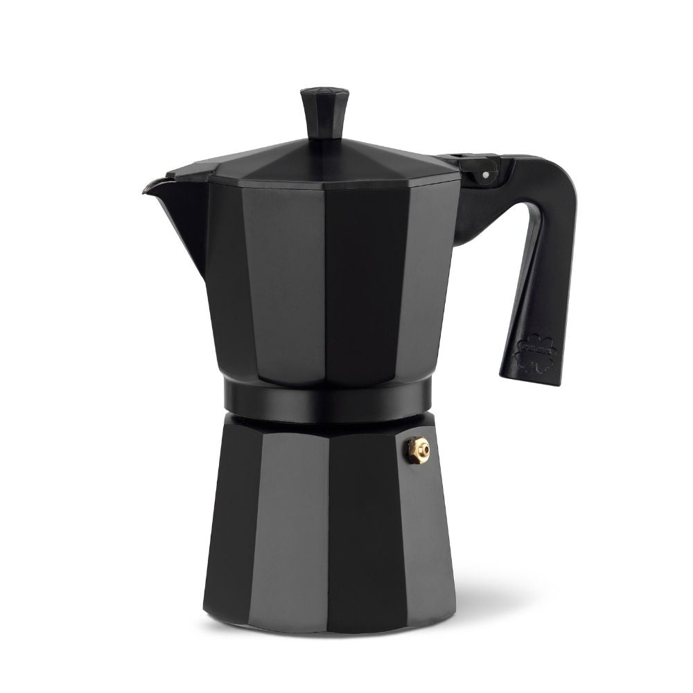 CAFETERA VITTO ALUMINIO NEGRA 9 TAZAS ILSA