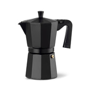 CAFETERA VITTO ALUMINIO NEGRA 9 TAZAS ILSA