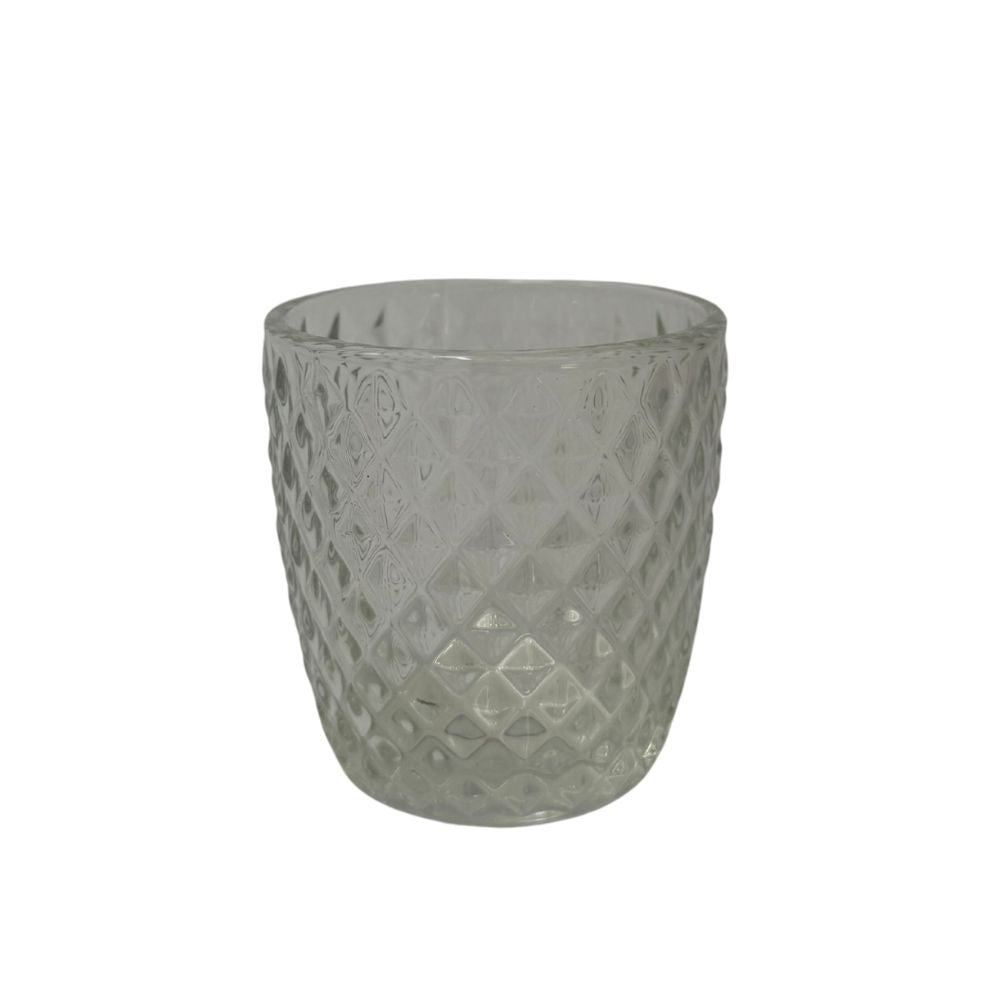 VASITO POSTRE ROMBITOS 7.5 CM