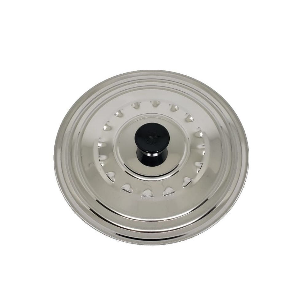 TAPA 14-16-18 CM PERFORADA ACERO INOX ILSA