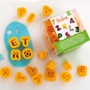 SET 36 CORTADORES LETRAS Y NUMEROS 2X1,6 H CM DECORA