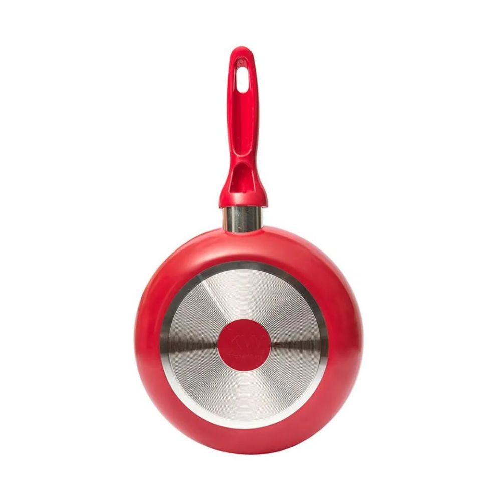 SARTEN 28 CM CERAMICA ANTIADHERENTE ROJO BASICA KW