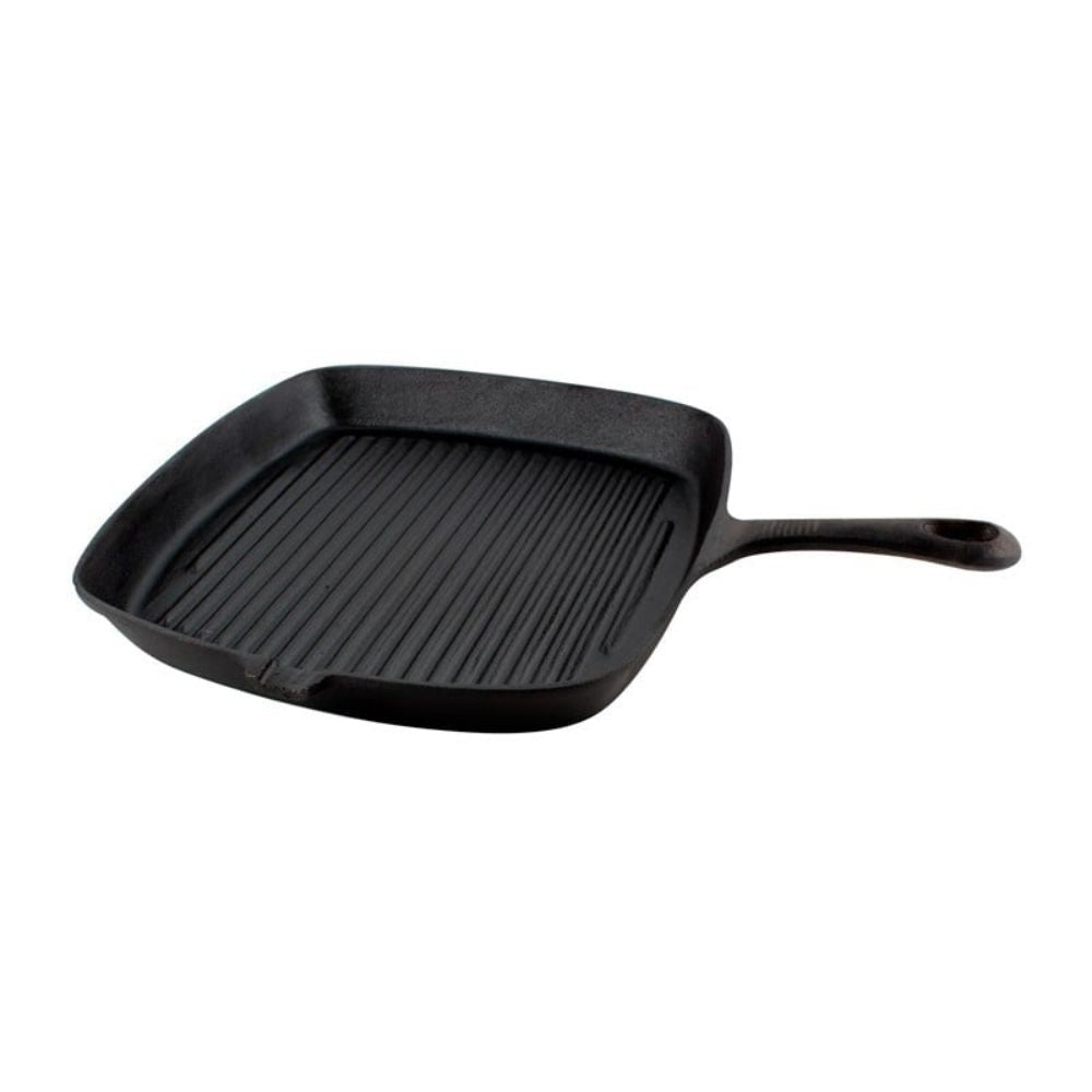 SARTEN CUADRADO GRILL FIERRO 23 CM LUGANO