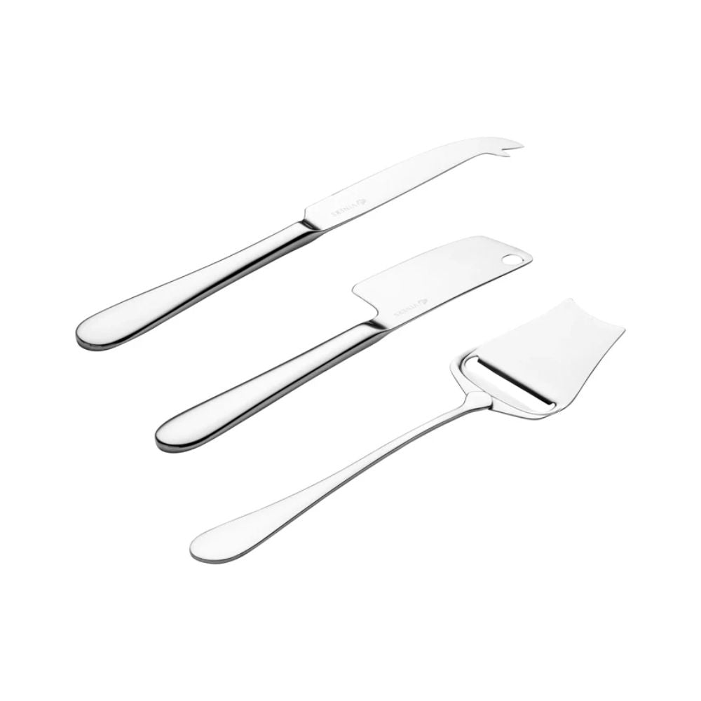 SET 3 CUCHILLOS PARA QUESO ACERO INOX VINERS