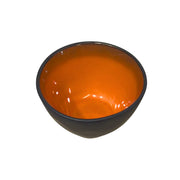 POCILLO MINI CERAMICA NARANJO 7,5 CM