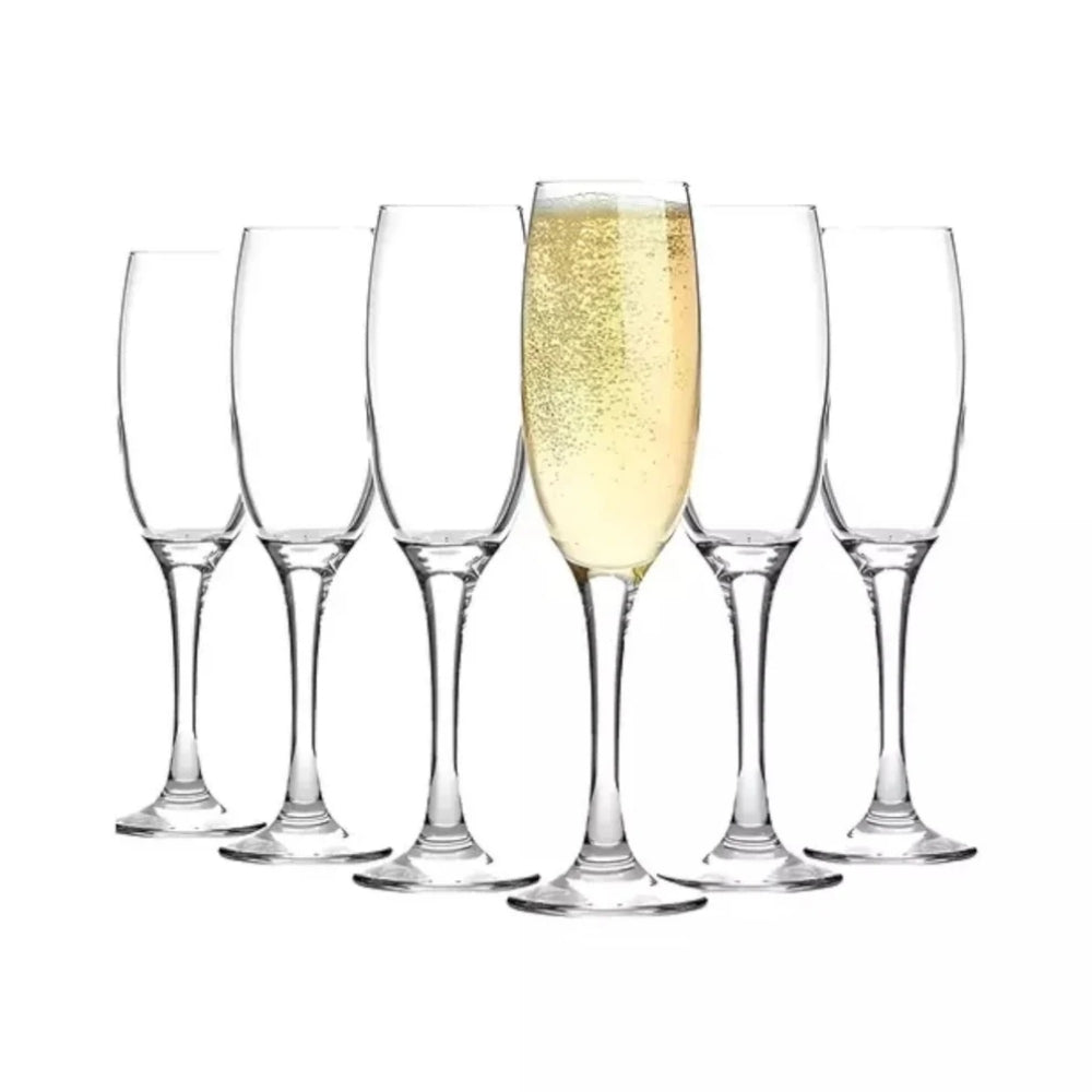 JUEGO 6 COPAS FLUTE 180 ML SOMMELIER VITTA