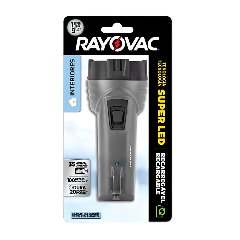 LINTERNA MINI 35 LM RECARGABLE RAYOVAC