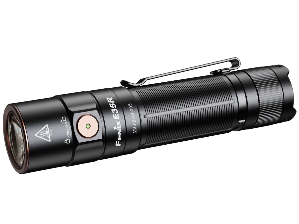 LINTERNA FENIX E35R-KIT CON AOD-S NEGRA