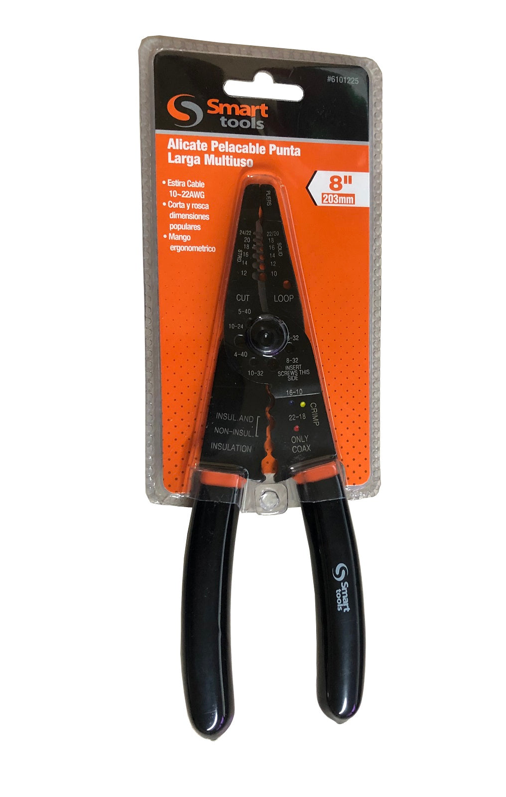 ALICATE PELACABLES 8" PUNTA LARGA # 6101225