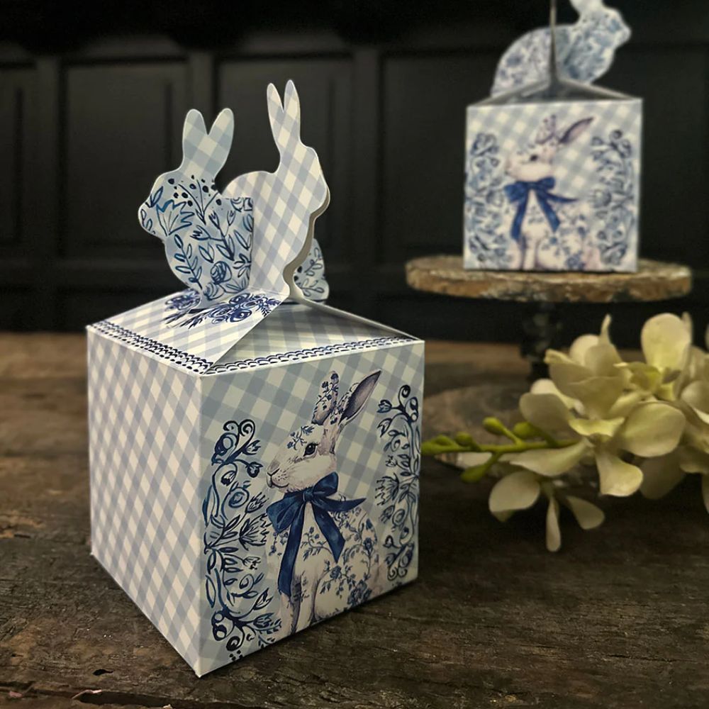 SET 2 CAJAS ACUARELA PASCUA INDIGO DE PAPEL